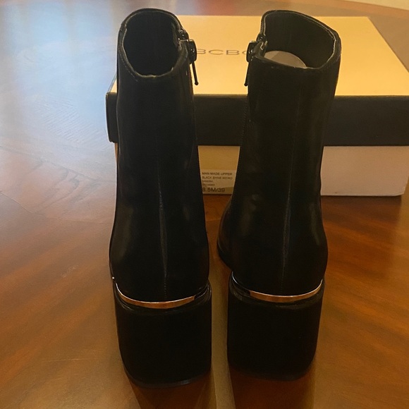 BCBGeneration Liquid Black Ankle Booties - Picture 6 of 10
